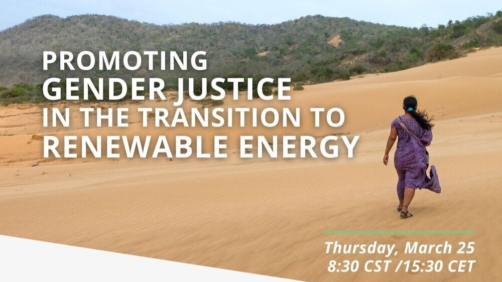 Gi Escr Promoting Gender Justice In The Transition To Renewable