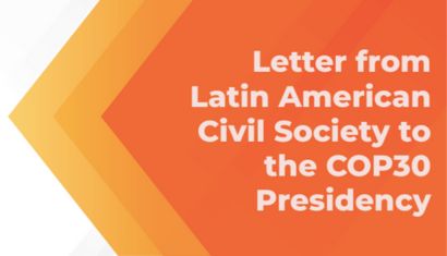 We Joined Civil Society Efforts Urging Ambitious Climate Finance Commitments Ahead of COP 30