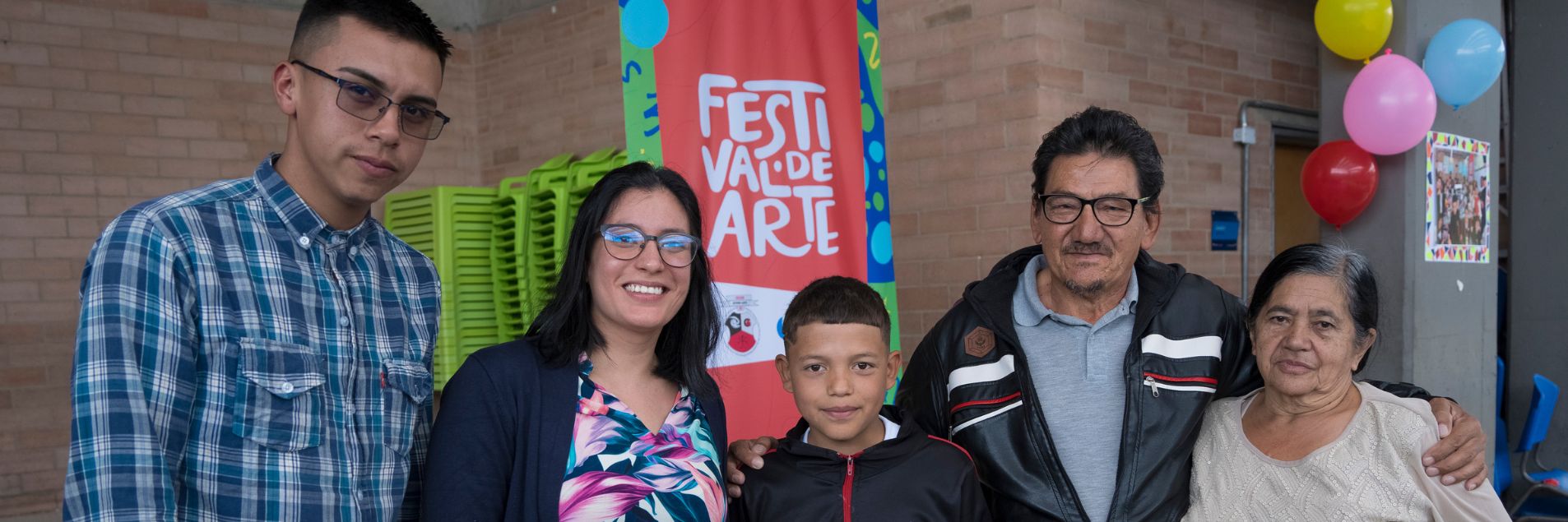Arts Festival at Antonio García School, in Bogotá, Colombia
